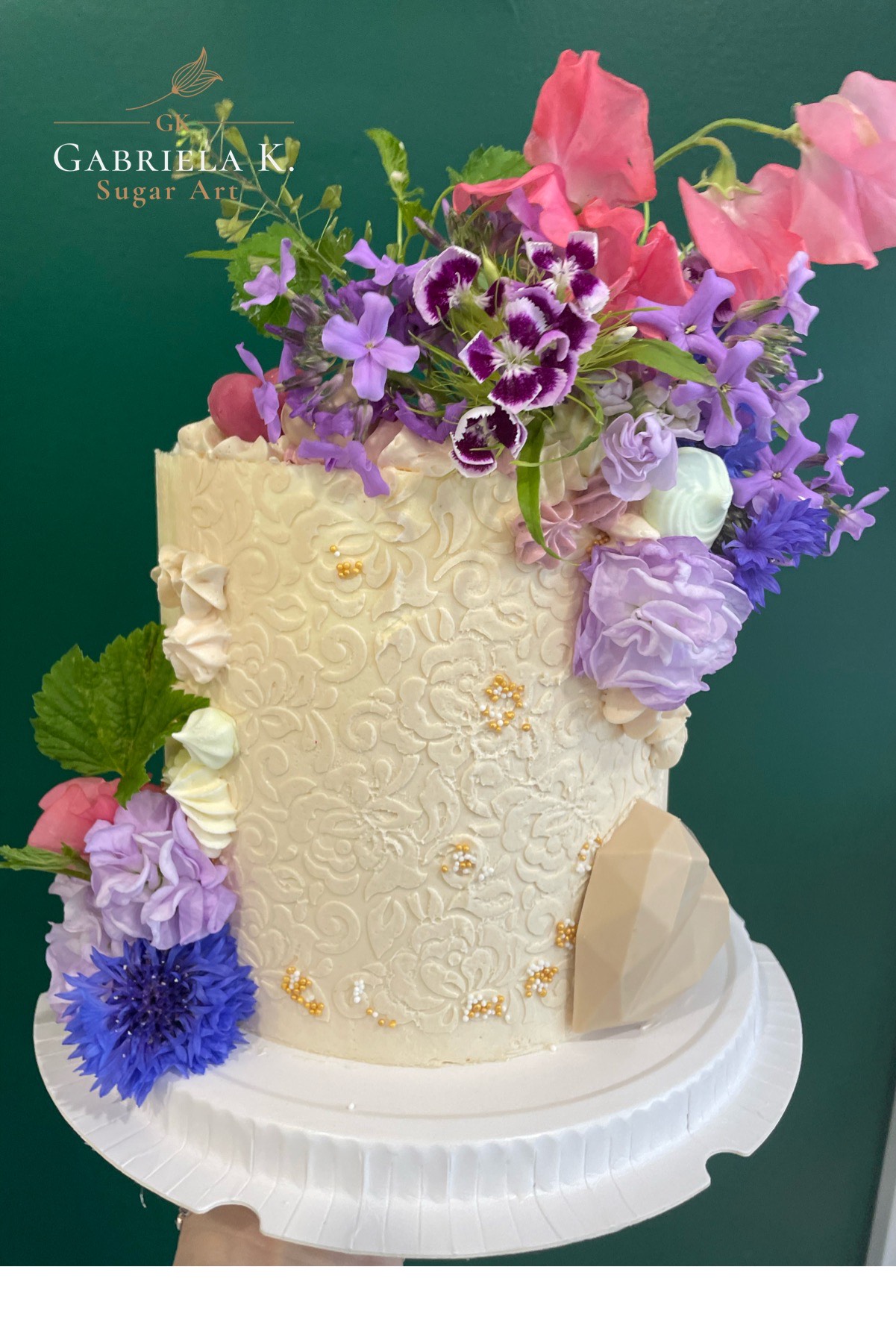 Fleurs comestibles - La Perle Rare - Cake designer Lyon